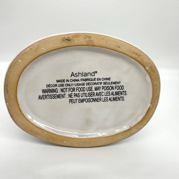 Ashland Laurel English Garden Monogram Letter O Jar Milk Jug Vase Ceramic NEW - Picture 6 of 11